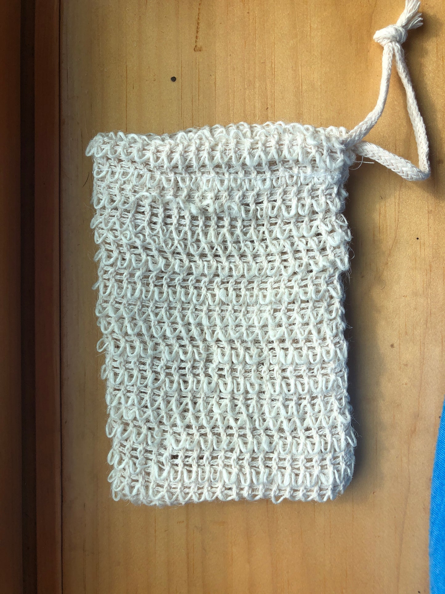 Sisal exfoliating soap saver bag